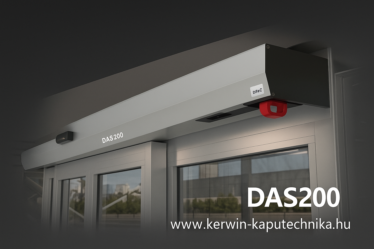 Automata üvegajtó - Ditec DAS200