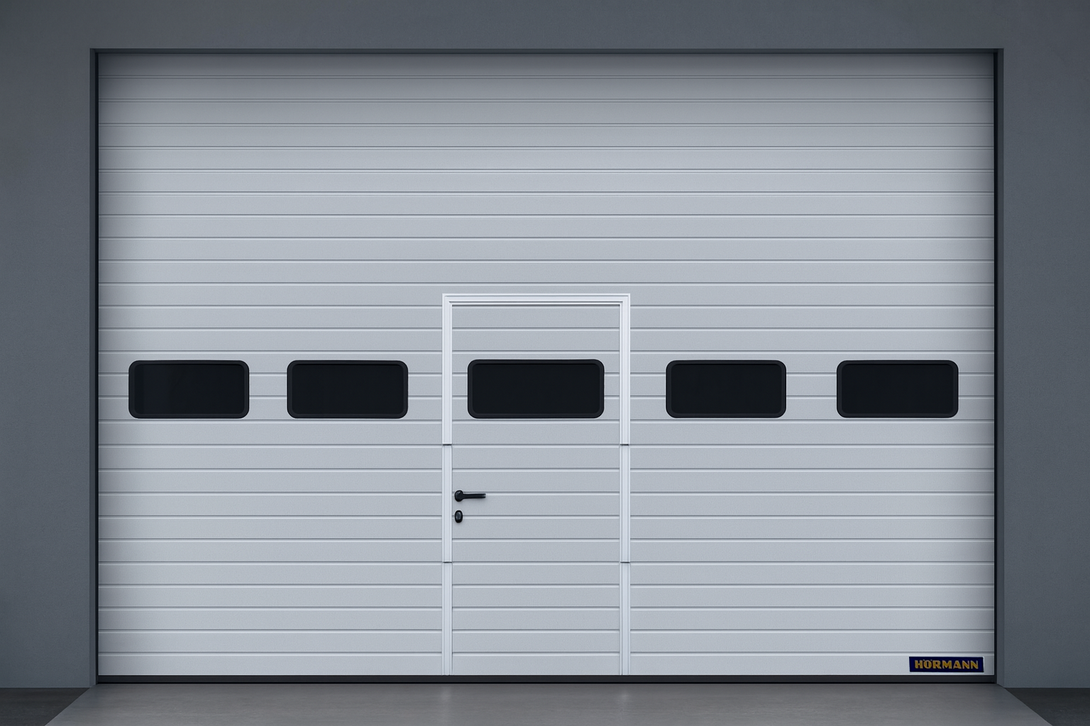 Ipari szekcionált kapu referencia – Hörmann kapu