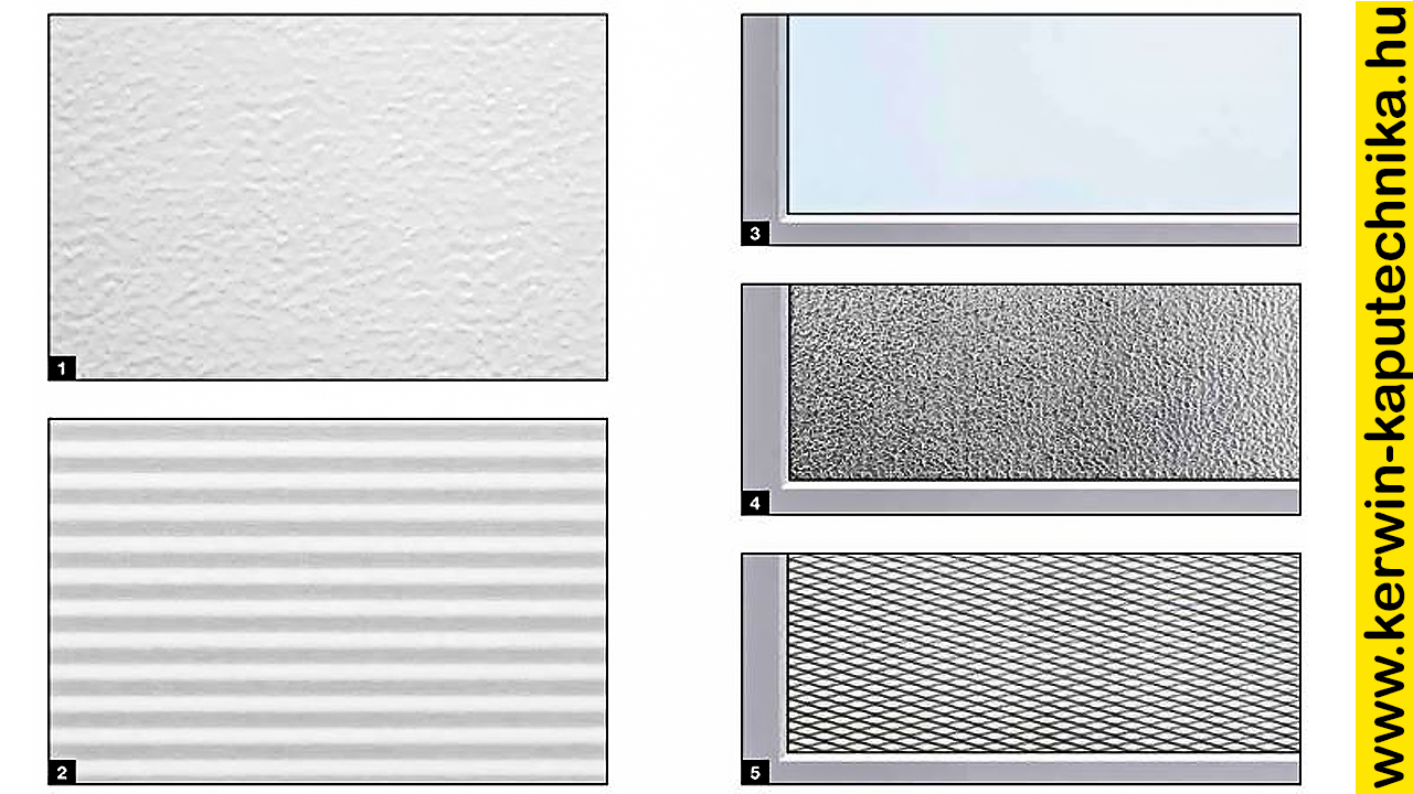 Hörmann ipari szekcionált kapu panel – külső nézet