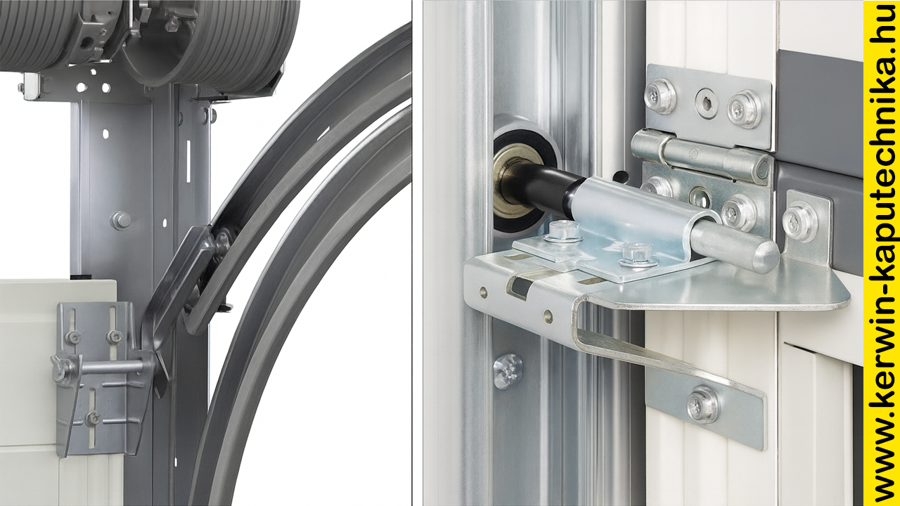 Hörmann ipari kapu sínvezetés – magasított
