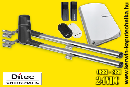 Kétszárnyú kapunyitó motor szettek