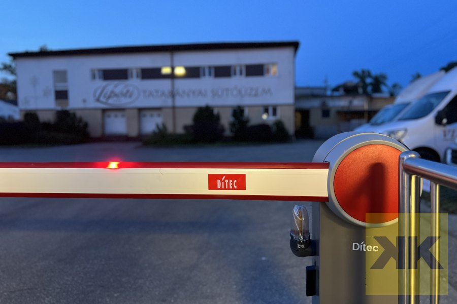 DITEC ipari sorompó telepítés Tatabanya referencia – Lipotipekseg