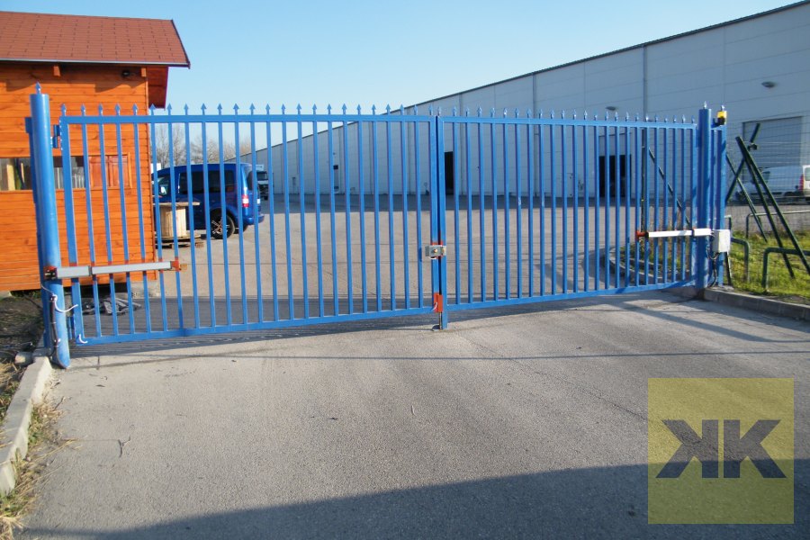 FAAC ipari kapu – kétszárnyú kapu – Dunakeszi (6 m) – referencia