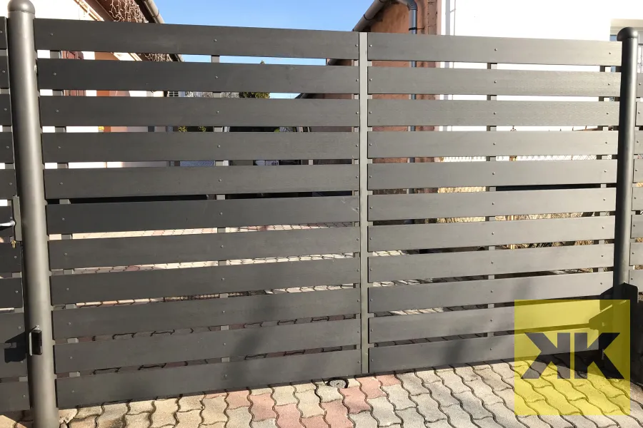 DITEC kétszárnyú kapunyitó – Domoszló – Kerwin Kaputechnika referencia