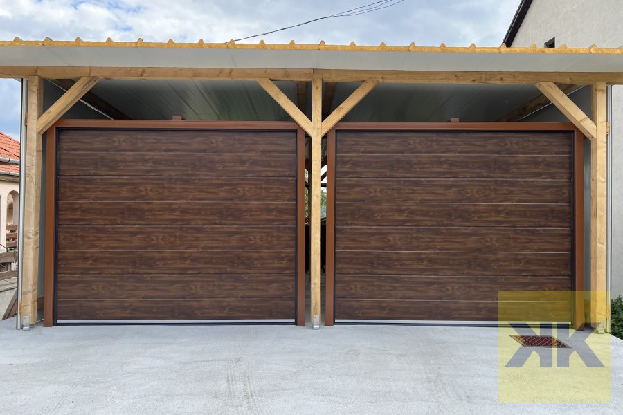 Eurodoor szekcionált garázskapu telepítés Abasar referencia