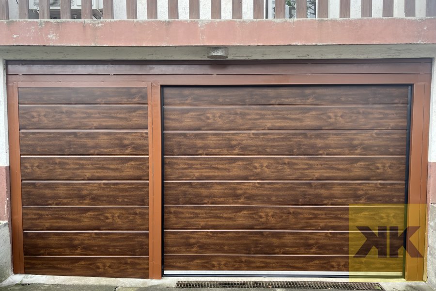 Eurodoor szekcionált garázskapu telepítés Abasar referencia