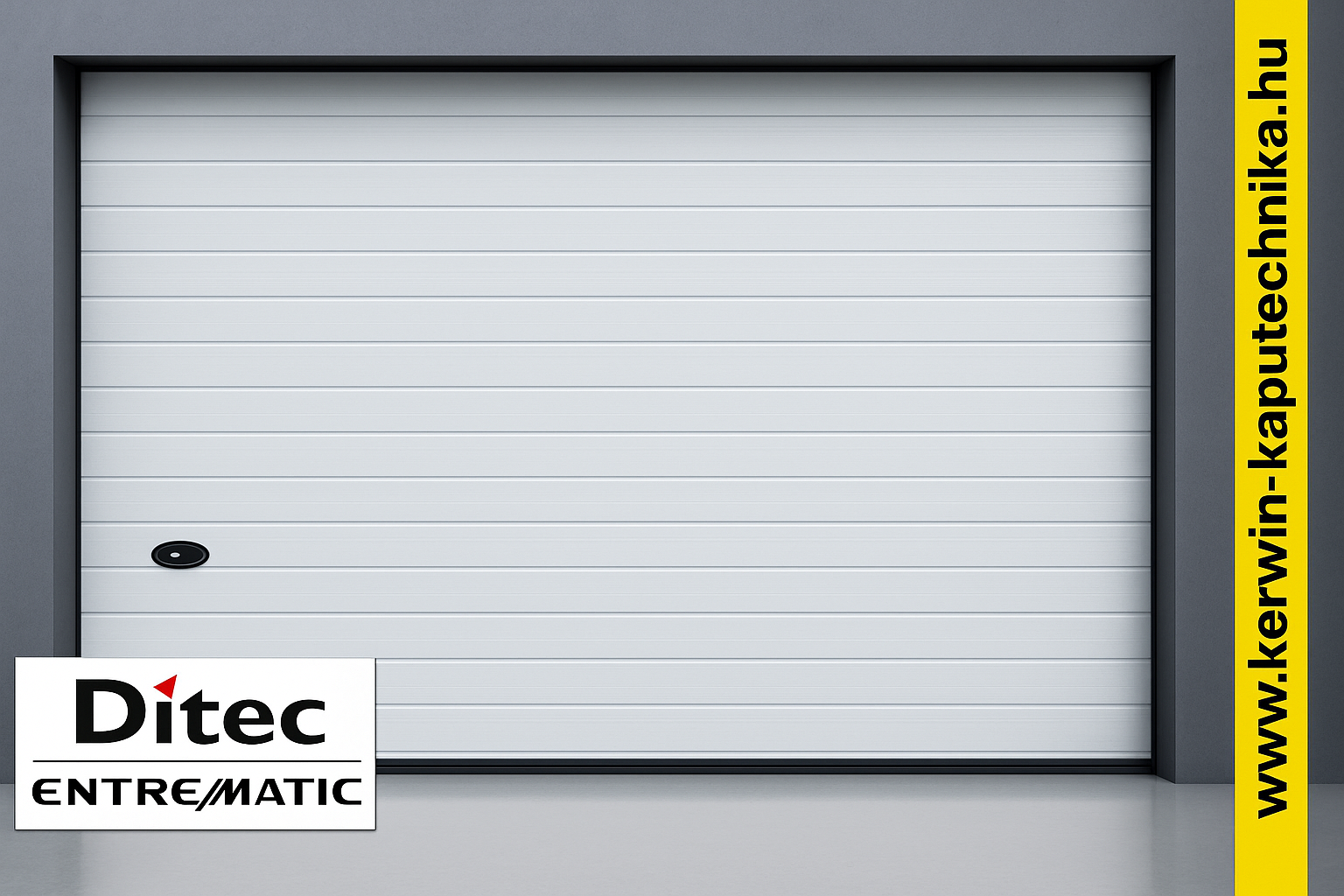 DITEC szekcionált garázskapuk